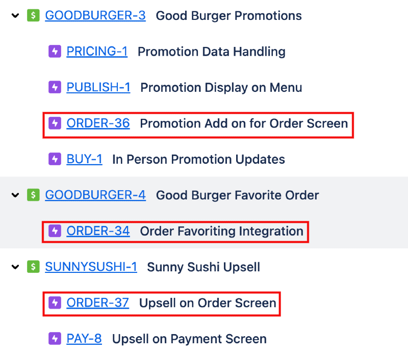 Customize Jira's Advanced Planning tool for multiple teams and projects | Order View